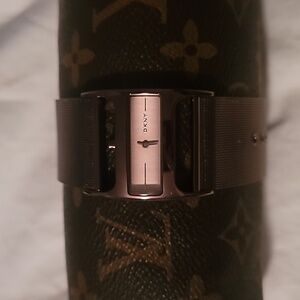 Bold Copper DKNY Watch Mesh Band Rectangular Face 230701